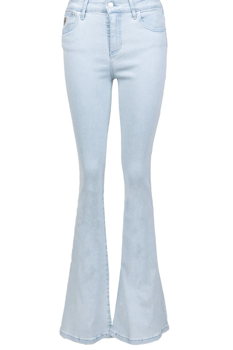 New Lois Jeans High Waist Flared Jeans Raval L34 | Blue... | | Little Soho