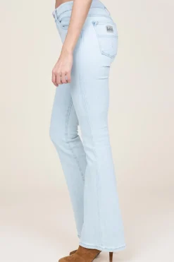 New Lois Jeans High Waist Flared Jeans Raval L34 | Blue... | | Little Soho