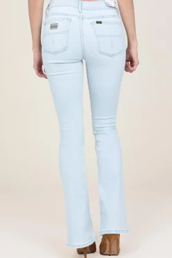 New Lois Jeans High Waist Flared Jeans Raval L34 | Blue... | | Little Soho