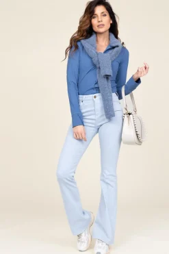 Discount Lois Jeans High Waist Flared Stretch Jeans Raval L32 | Blue... | | Little Soho