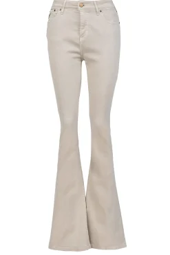 Online Lois Jeans High Waist Flared Stretch Jeans Raval L32 | Beige... | | Little Soho
