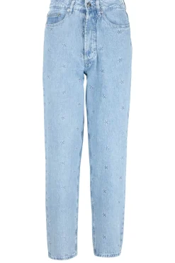 Online Berenice High Waist Jeans With Embroidery Colorado | Blue... | | Little Soho
