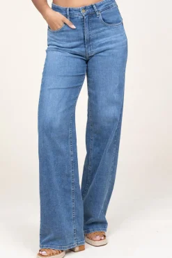 Fashion Lois Jeans High Waist Straight Jeans Rosa L34 | Blue... | | Little Soho