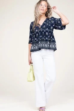 Online 7 For All Mankind High Waist Wide Leg Pants Dojo | White... | | Little Soho