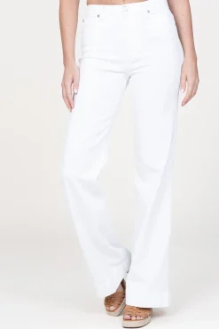 Online 7 For All Mankind High Waist Wide Leg Pants Dojo | White... | | Little Soho