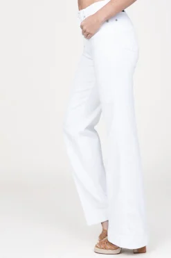 Online 7 For All Mankind High Waist Wide Leg Pants Dojo | White... | | Little Soho