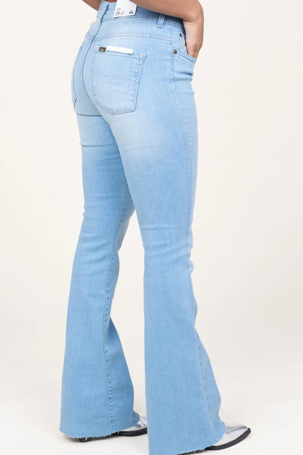 Hot Lois Jeans High-Waist Flared Jeans Raval Edge L34 | Blue... | | Little Soho