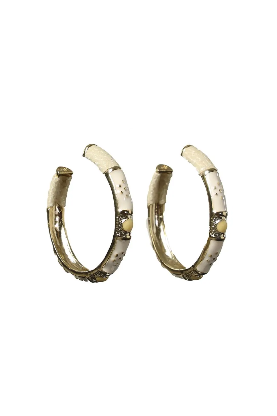 Shop Barong Barong Hoops Saphira Confetti Medium | Natural... | | Little Soho