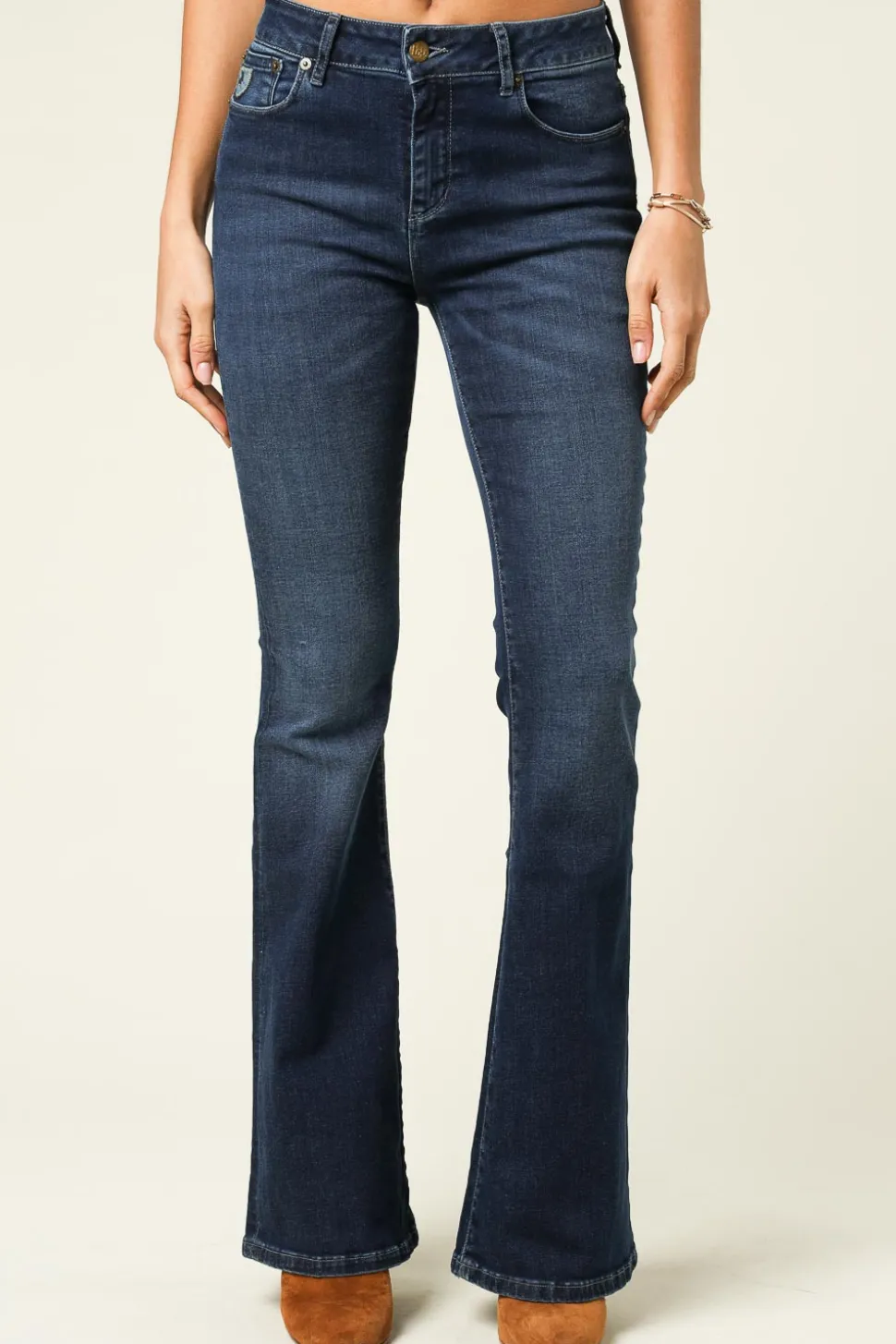 Flash Sale Lois Jeans Hw Flared Jeans Raval L32 | Dark Blue... | | Little Soho