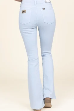Clearance Lois Jeans Hw Flared Stretch Jeans Raval L34 | Blue... | | Little Soho