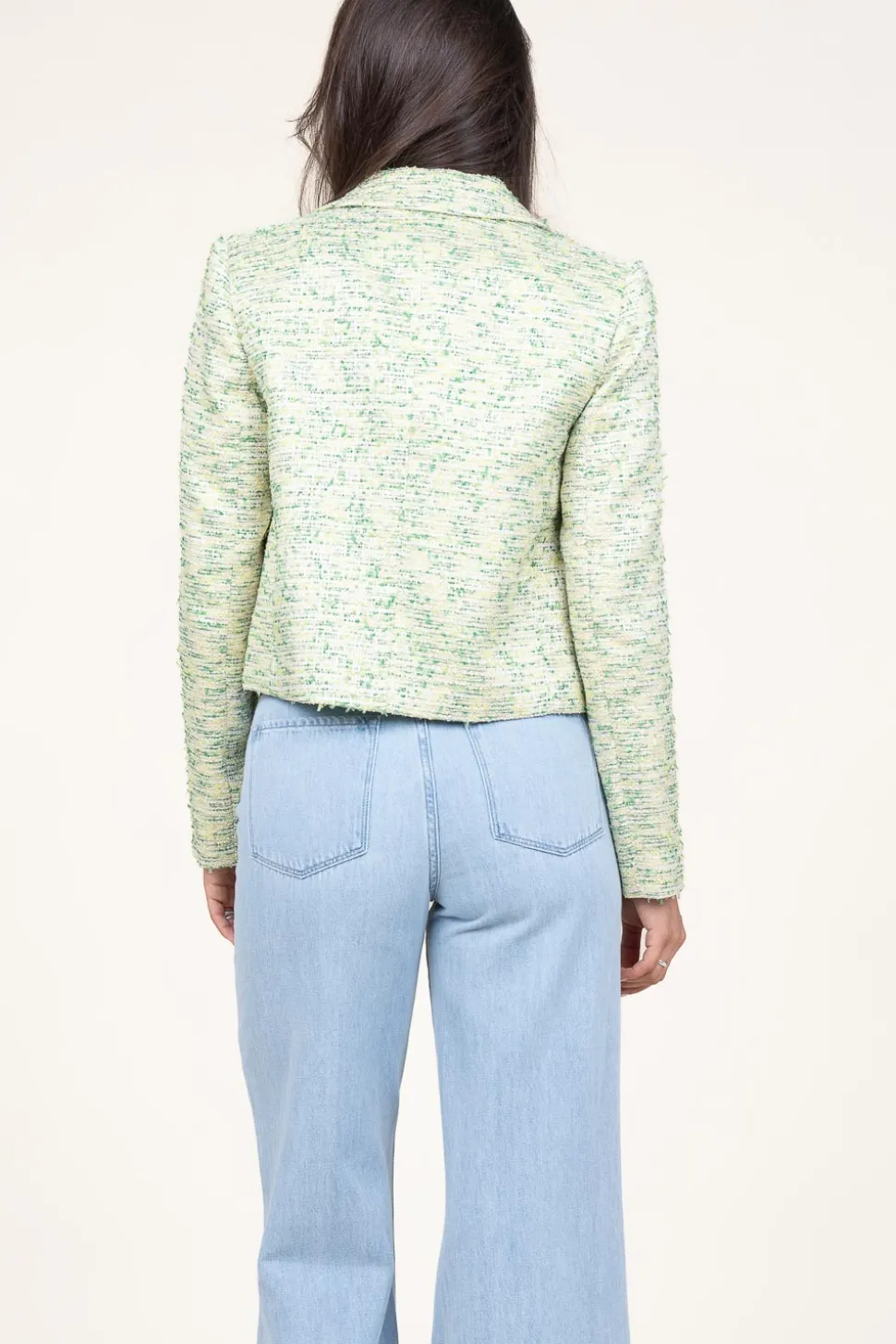 Discount Liu Jo Jacquard Blazer With Lurex Carmine | Green... | | Little Soho