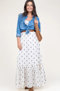 Clearance Lollys Laundry Jacquard Maxi Dress Uno | Natural... | | Little Soho