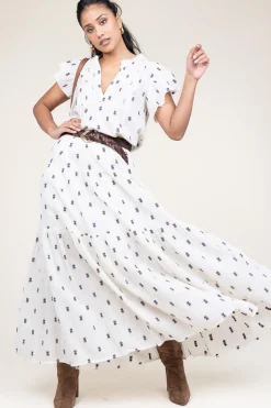 Online Lollys Laundry Jacquard Maxi Skirt Sunset | Natural... | | Little Soho