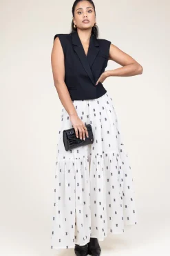 Online Lollys Laundry Jacquard Maxi Skirt Sunset | Natural... | | Little Soho