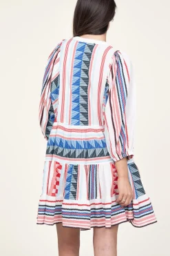 Discount Devotion Jacquard Midi Dress Silvana | Blue... | | Little Soho