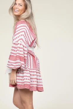 Clearance Devotion Jacquard Mini Dress Isabella | Red... | | Little Soho