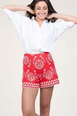 Cheap Liu Jo Jacquard Short Pergola | Red... | | Little Soho