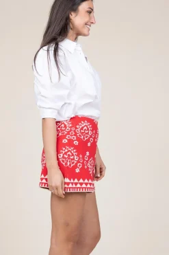 Cheap Liu Jo Jacquard Short Pergola | Red... | | Little Soho