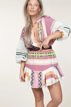 Hot Devotion Jacquard Top Kassiani | Pink... | | Little Soho