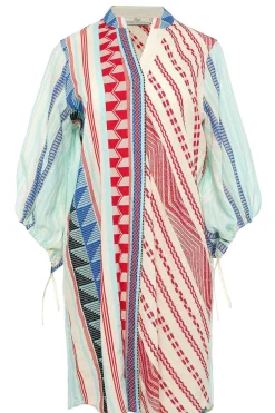 Shop Devotion Jacquard Tunic Dress Sandra | Blue... | | Little Soho