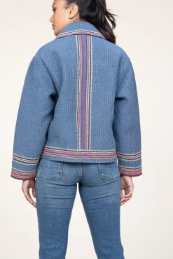 Cheap ba&sh Kimono Jacket Ciago | Blue... | | Little Soho