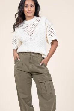 Shop Copenhagen Muse Knitted Boxy Sweater Evie | Natural... | | Little Soho