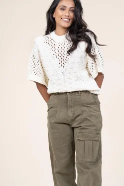 Shop Copenhagen Muse Knitted Boxy Sweater Evie | Natural... | | Little Soho