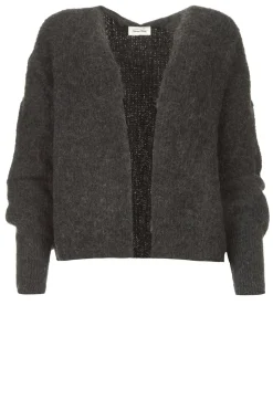 Clearance American Vintage Knitted Cardigan East | Dark Grey... | | Little Soho