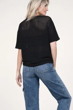 Flash Sale IRO Knitted Mesh Top Belaid | Black... | | Little Soho
