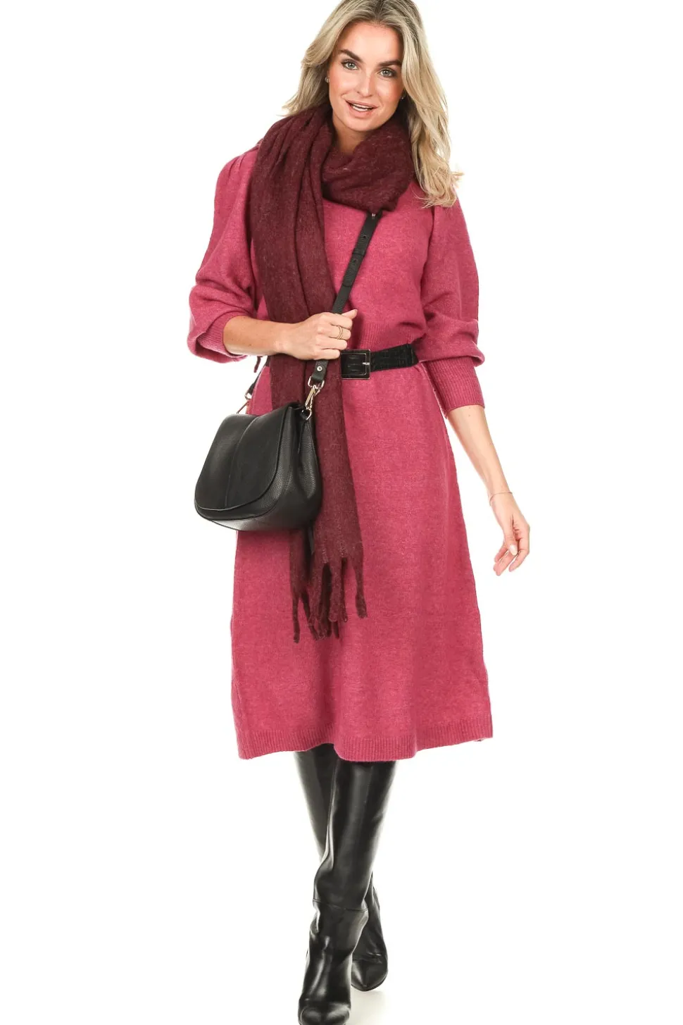 Sale Dante 6 Knitted Midi-Dress Aninia | Pink... | | Little Soho