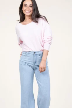 Store American Vintage Knitted Sweater Damsville | Baby Pink... | | Little Soho