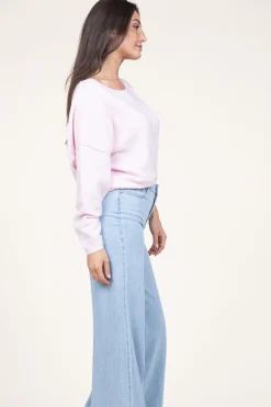 Store American Vintage Knitted Sweater Damsville | Baby Pink... | | Little Soho