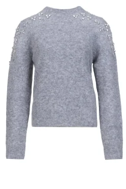 Cheap Second Female Knitted Sweater Sparkling | Grey... | | Little Soho