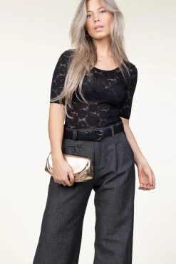 Cheap ba&sh Lace Body Lulu | Black... | | Little Soho