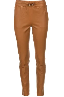 Best Sale STUDIO AR Lambskin Stretch Jogger Naomi | Camel... | | Little Soho