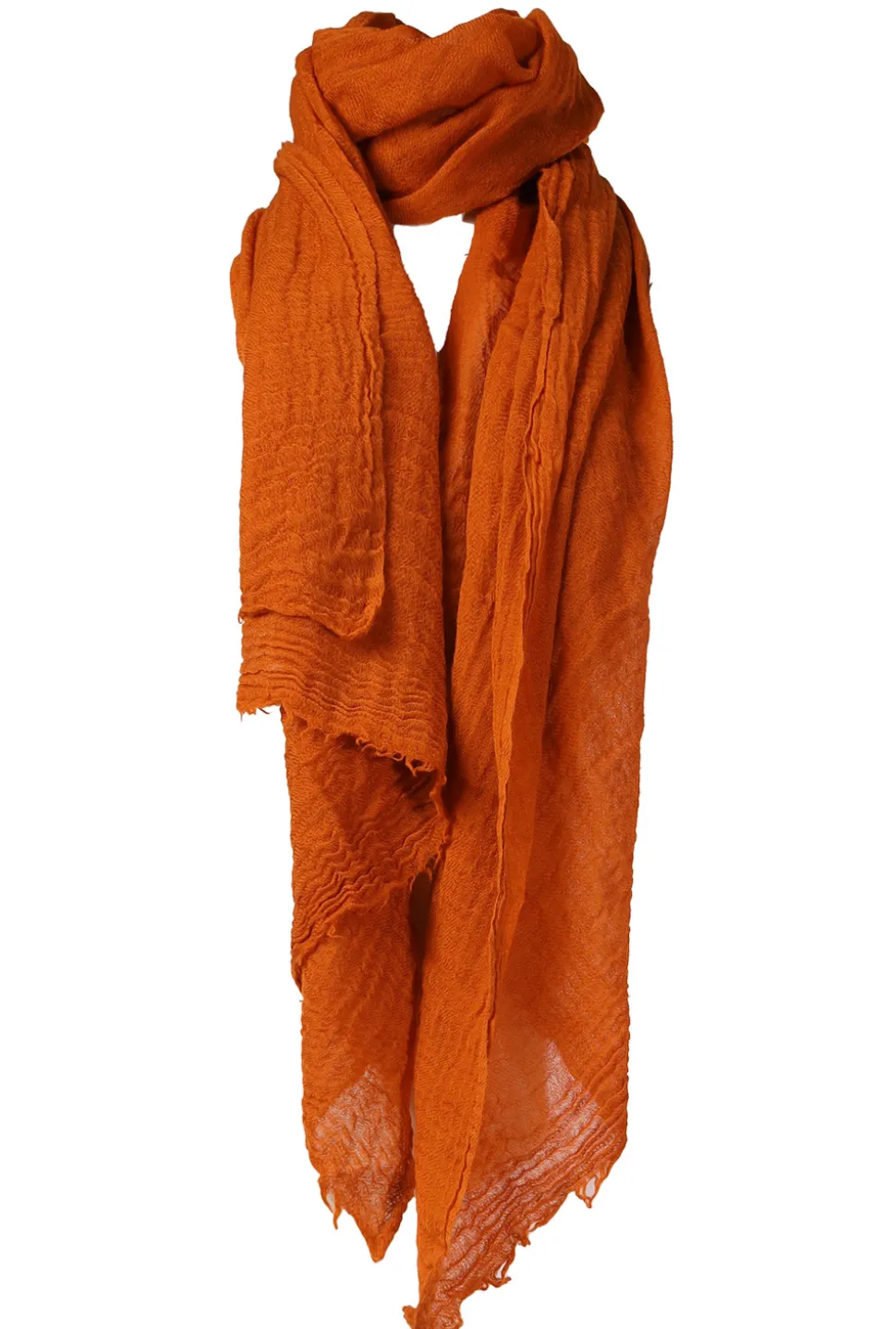 Flash Sale Moment Amsterdam Large Soft Wool Blend Scarf Lilly | Orange... | | Little Soho