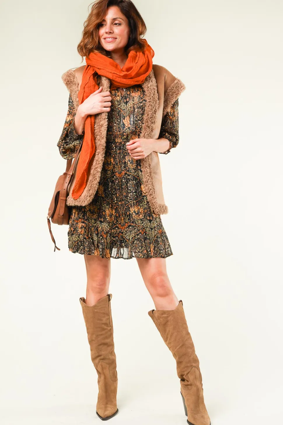 Flash Sale Moment Amsterdam Large Soft Wool Blend Scarf Lilly | Orange... | | Little Soho