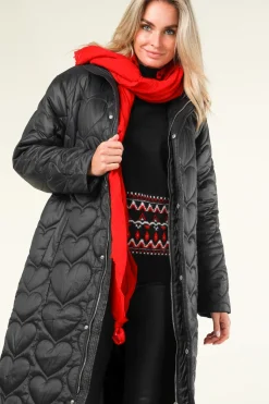 Best Moment Amsterdam Large Soft Wool Blend Scarf Lilly | Red... | | Little Soho