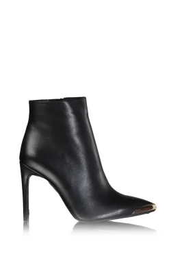 Hot Est'Seven Leather Ankle Boots Cleo | Black... | | Little Soho