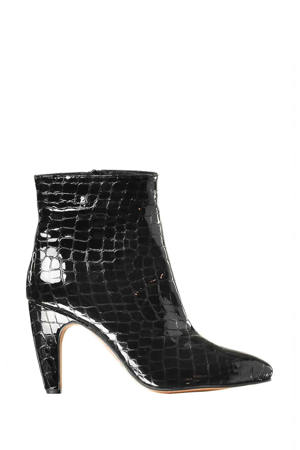 Flash Sale Toral Leather Ankle Boots Pyton | Black... | | Little Soho