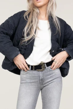 Hot ba&sh Leather Belt Bilane | Black... | | Little Soho