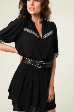 Shop Dante 6 Leather Belt Cinque | Black... | | Little Soho