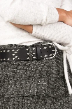 Cheap Dante 6 Leather Belt Cinque | Black... | | Little Soho