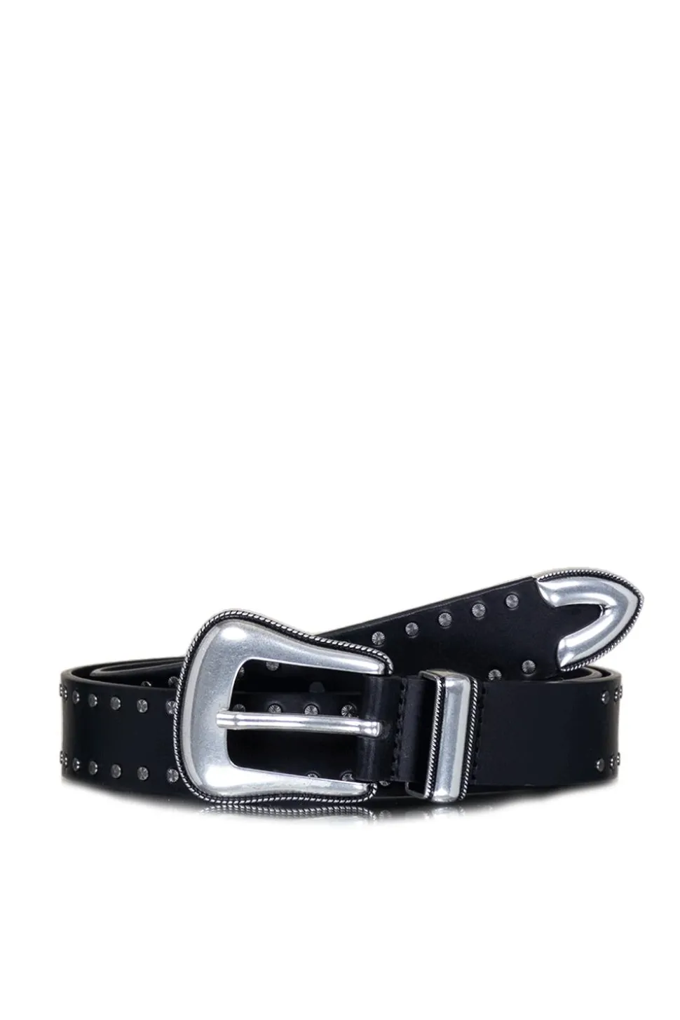 Hot IRO Leather Belt With Studs Dorsy | Black... | | Little Soho