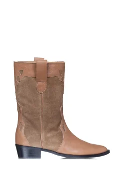 Discount Toral Leather Cowboy Boots Nikita | Camel... | | Little Soho