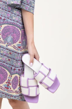 Best 45374 Leather Flip-Flops Jackie | Purple... | March23 | Little Soho