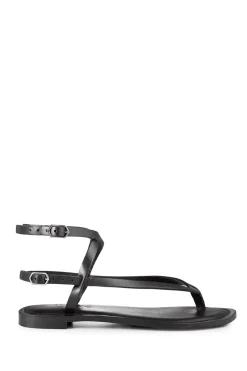 Online Ivylee Copenhagen Leather Hand Made Sandals Olive | Black... | | Little Soho