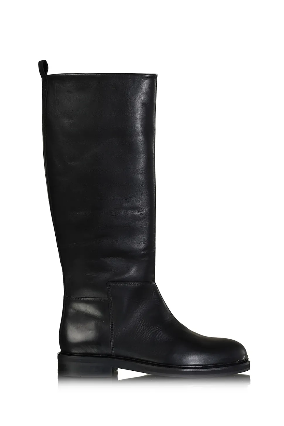 Best Sale Toral Leather High Boots Gina | Black... | | Little Soho