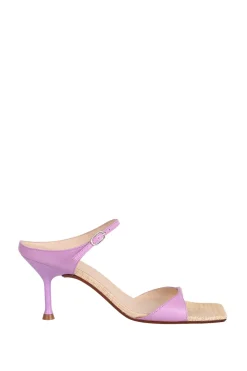 New 45374 Leather Sandals Claire | Purple... | March23 | Little Soho