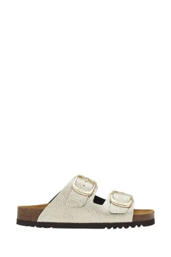 Cheap Scholl Leather Sandals Noell | Gold... | | Little Soho